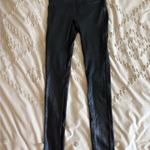 SPANX Shiny Black Leggings